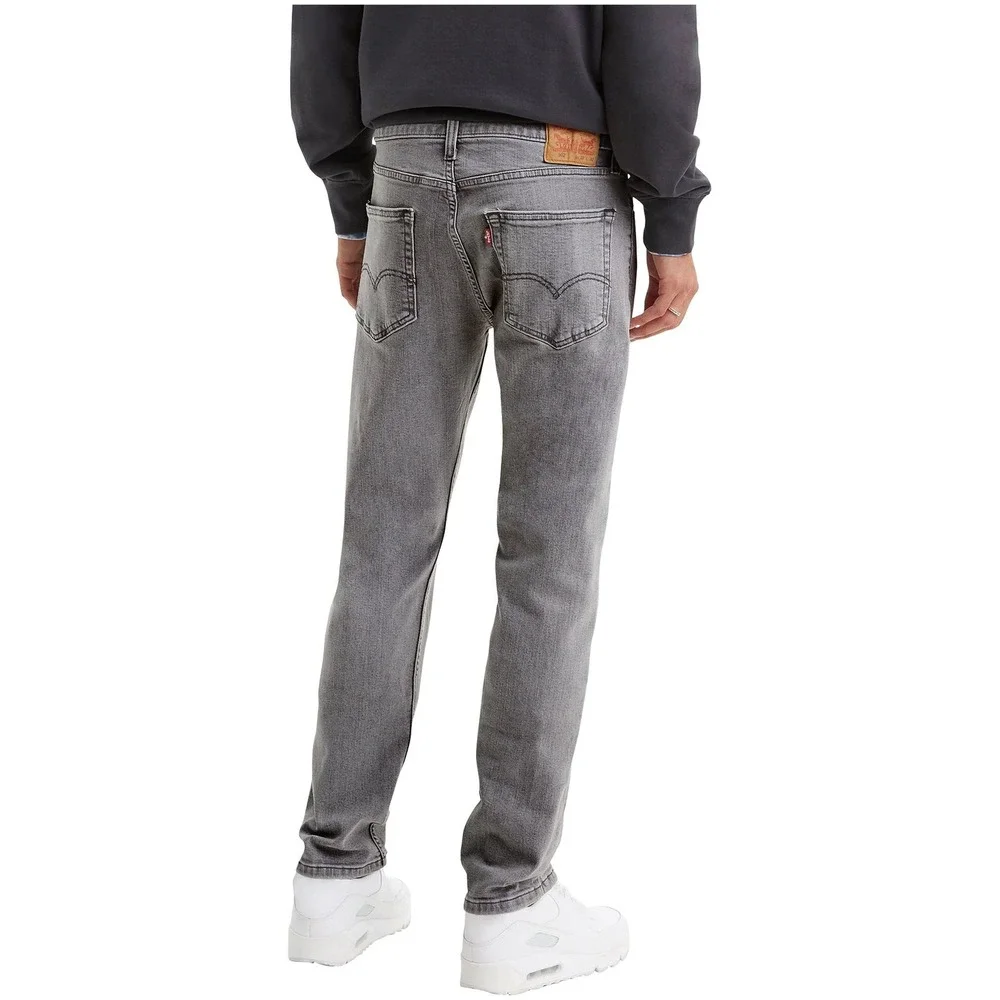 (A8) Levis 502 Regular Fit Tapered Grey Denim Jeans Mens 40x32 Gray Wash